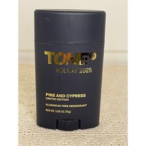 Tone Holiday 2025 Pine and Cypress Aluminum Free Deodorant 2.65 oz Ltd Edition